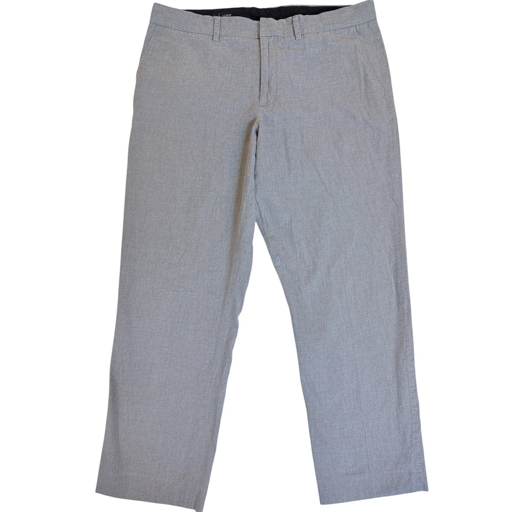 J.Crew Bedford Pant Mens 34x30 Gray Cotton Thin Breathable F3996